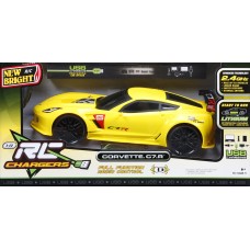 New Bright® RC Chargers® Corvette® C7.R™ Full Function Radio Control Car 6 pc Box   553894542